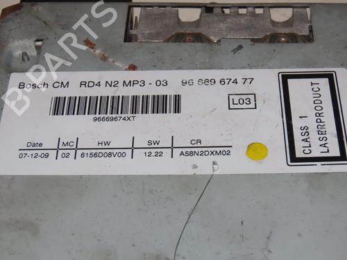Used Radio PEUGEOT 3008 I MPV (0U_) 1.6 HDi (109 hp) 23161560
