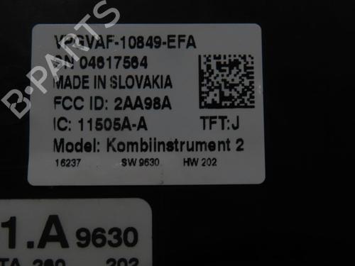 Instrument cluster VW TOURAN (5T1) 1.6 TDI | BP23161412C47 