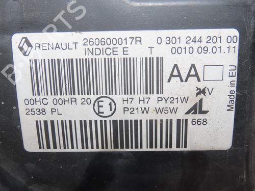 Left headlight RENAULT MEGANE III Hatchback (BZ0/1_, B3_) 1.5 dCi (BZ09, BZ0D, BZ1W, BZ29, BZ14) | BP40484569C28 - Image 6