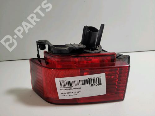 Used Rear fog light Rear fog light OPEL MERIVA A MPV (X03) 1.3 CDTI (E75) (69 hp) 9391876 9391876