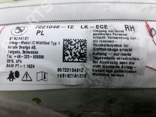 Right curtain airbag BMW 4 Gran Coupe (F36) 420 d | BP23161776C12