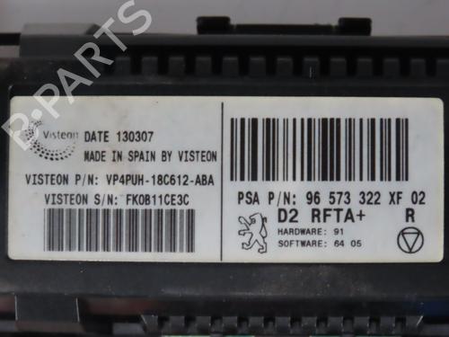 Climate control PEUGEOT 407 (6D_) 2.0 HDi 135 (6DRHRH, 6DRHRE, 6DRHRG, 6DRHRJ) | BP30333247I5