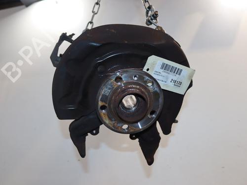 Used Left front steering knuckle Left front steering knuckle VW POLO VI (AW1, BZ1, AE1) 1.0 (65 hp) 34608725 34608725