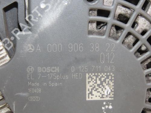 Alternator MERCEDES-BENZ A-CLASS (W176) A 180 CDI / d (176.012) | BP37597448M7 - Image 4