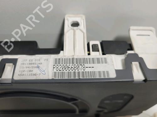 Used Instrument cluster RENAULT MODUS / GRAND MODUS (F/JP0_) 1.5 dCi (FP0G, JP0G) (68 hp) 23161405