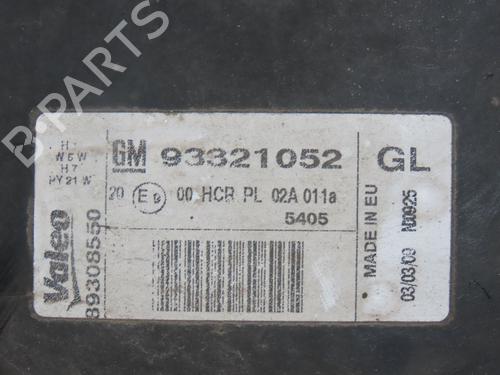 Left headlight OPEL MERIVA A MPV (X03) 1.4 16V Twinport (E75) | BP29929916C28 