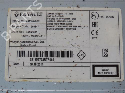 Radio RENAULT CAPTUR I (J5_, H5_) 1.5 dCi 90 (J5N4, J5M5, J5MW, J5M6, J5AL, J5AJ) | BP38410417E6 - Image 3