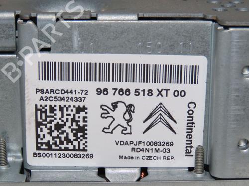 Radio CITROËN BERLINGO MULTISPACE (B9) 1.6 HDi 75 / BlueHDi 75 | BP23412588E6 