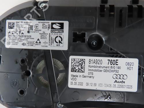Instrument cluster AUDI Q2 (GAB, GAG) 30 TFSI | BP39112588C47 - Image 2