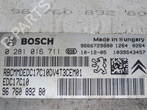 Used Engine control unit (ECU) PEUGEOT 206+ (2L_, 2M_) 1.4 HDi eco 70 (68 hp) 23159404