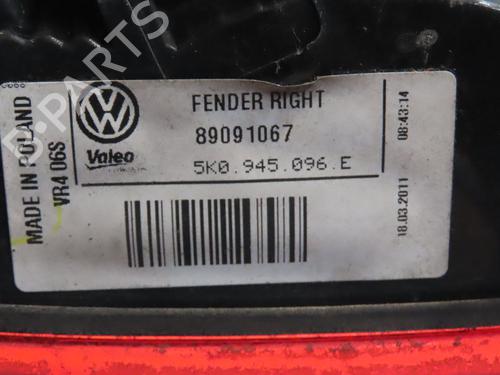 Used Right taillight VW GOLF VI (5K1) 1.4 (80 hp) 27373507