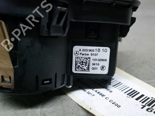 Used Headlight switch MERCEDES-BENZ C-CLASS (W205) C 200 d (205.007) (136 hp) 9010698