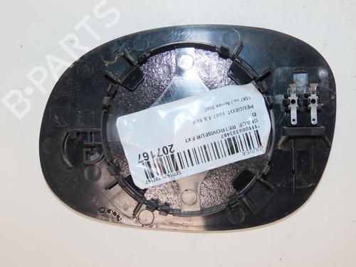 Used Right mirror glass PEUGEOT 1007 (KM_) 1.6 16V (109 hp) 23162506