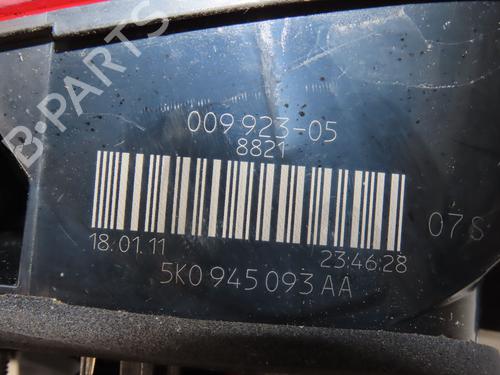 Left tailgate light VW GOLF VI (5K1) 1.4 TSI | BP17470137C79 