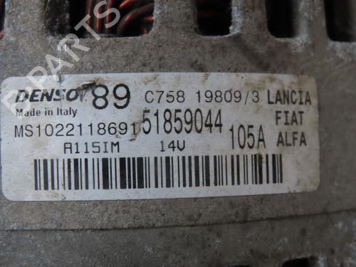 Used Alternator FIAT 500 (312_) 1.2 (312AXA1A) (69 hp) 25450934