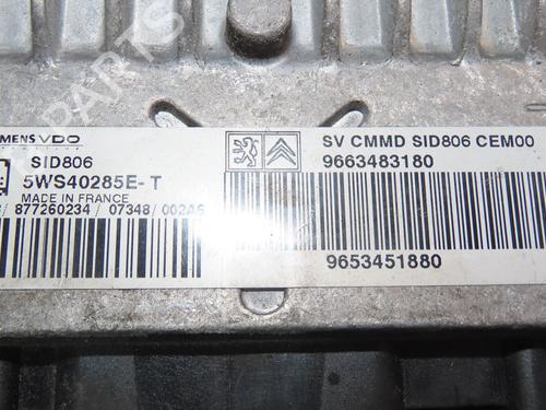 Engine control unit (ECU) CITROËN C3 I (FC_, FN_) 1.4 HDi | BP25207579M57