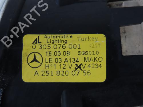 Used Left front fog light MERCEDES-BENZ A-CLASS (W169) A 160 (169.031, 169.331) (95 hp) 25480431