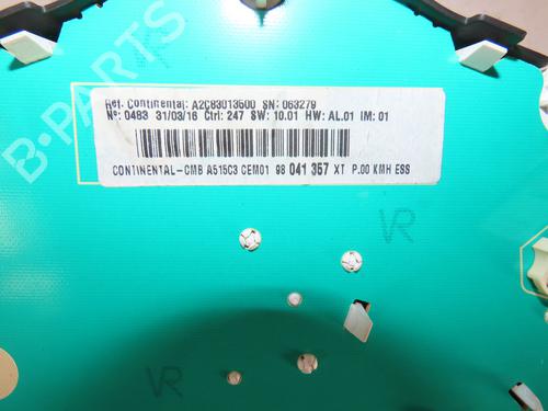 Kombiinstrument DS DS 3 (SA_) 1.2 THP 110 / PureTech 110 (SAHNPS, SAHNZ6, SAHNZT) (110 hp) 29601490