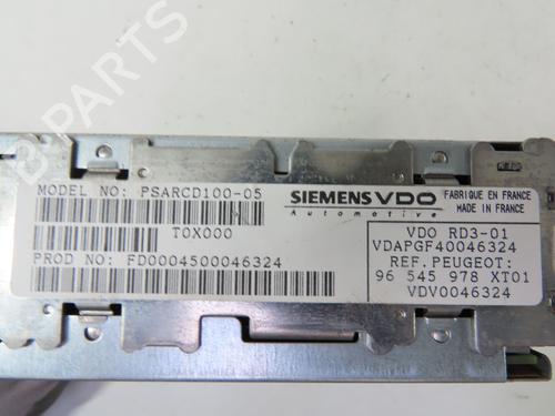 Used Radio CITROËN BERLINGO / BERLINGO FIRST MPV (MF_, GJK_, GFK_) 1.9 D (MFWJZ) (70 hp) 17181538