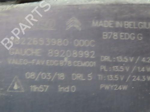 Left daytime light CITROËN C4 Picasso II 1.2 THP 130 | BP31031139C104