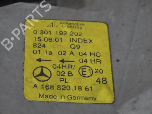 Right headlight MERCEDES-BENZ A-CLASS (W168) A 170 CDI (168.009, 168.109) | BP32308751C29 
