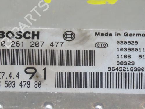 Engine control unit (ECU) PEUGEOT 206 CC (2D) 1.6 16V (2DNFUF, 2DNFUR) | BP30048020M57 