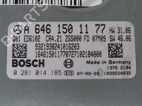 Engine control unit (ECU) MERCEDES-BENZ VITO / MIXTO Van (W639) 109 CDI (639.601, 639.603, 639.605) | BP28503982M57
