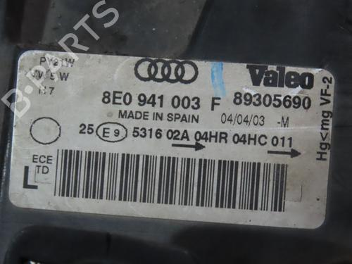 Venstre forlygte AUDI A4 B6 Avant (8E5) 1.9 TDI | BP23164813C28 