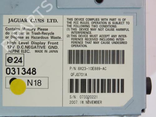 Radio JAGUAR XF I (X250) 2.7 D | BP28206275E6
