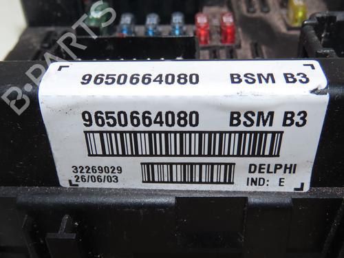 Fuse box PEUGEOT 206 Hatchback (2A/C) 2.0 HDI 90 | BP23159690E1 