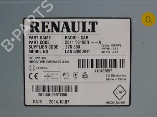 Radio RENAULT CAPTUR I (J5_, H5_) 1.5 dCi 90 (J5N4, J5M5, J5MW, J5M6, J5AL, J5AJ) | BP36053983E6 - Image 2