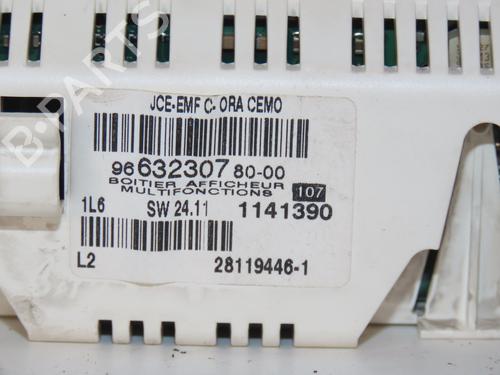 Display monitor PEUGEOT 207 (WA_, WC_) 1.6 16V | BP30501926C48