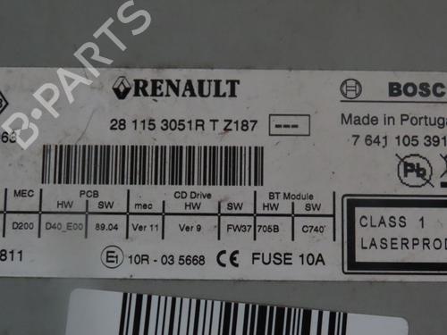 Radio RENAULT MEGANE III Grandtour (KZ0/1) 1.5 dCi (KZ09, KZ0D, KZ1G, KZ29, KZ14, KZ1W, KZ10, KZ1F,... | BP26197502E6 