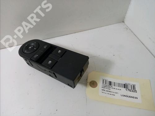 Used Left front window switch Left front window switch OPEL ZAFIRA / ZAFIRA FAMILY B (A05) 1.9 CDTI (M75) (100 hp) 9025218 9025218