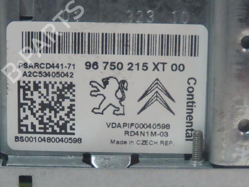 Radio CITROËN DS3 (SA_) 1.6 HDi 110 | BP26197501E6 