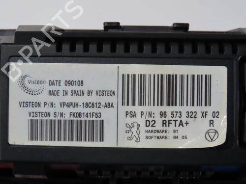 Climate control PEUGEOT 407 (6D_) 1.6 HDi 110 (6D9HZC, 6D9HYC) | BP27622123I5