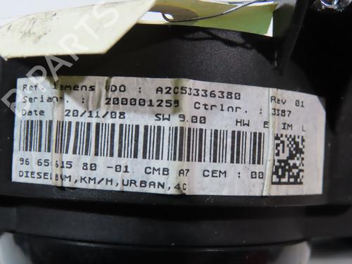Instrument cluster PEUGEOT 207 (WA_, WC_) 1.4 HDi | BP16208899C47 