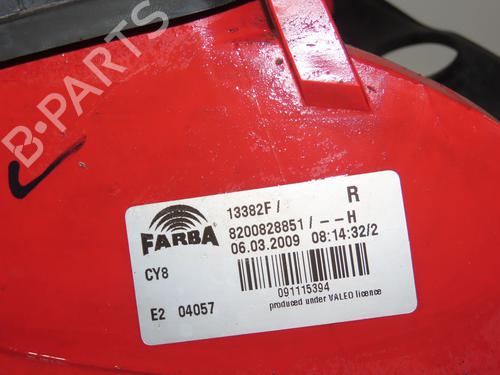 Right taillight RENAULT CLIO III (BR0/1, CR0/1) 1.5 dCi (C/BR0G, C/BR1G) | BP17731630C35 