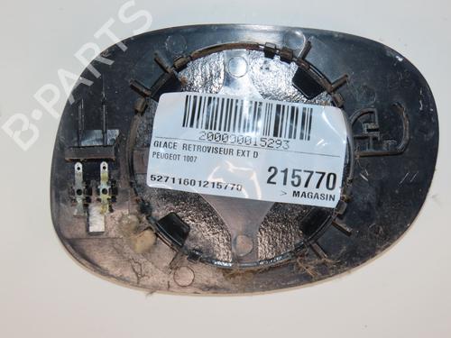 Spejlglas højre PEUGEOT 1007 (KM_) 1.4 (75 hp) 30164734