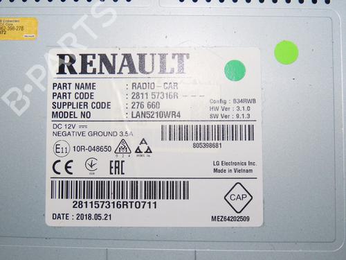 Radio RENAULT CLIO IV (BH_) 1.5 dCi 75 | BP26512298E6 