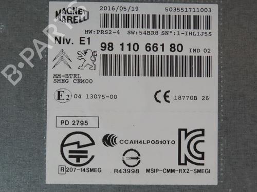 Radio PEUGEOT 208 I (CA_, CC_) 1.6 HDi / BlueHDi 75 | BP29442390E6 