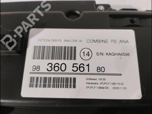 Instrument cluster PEUGEOT 208 II (UB_, UP_, UW_, UJ_) 1.2 PureTech 75 | BP11921781C47 