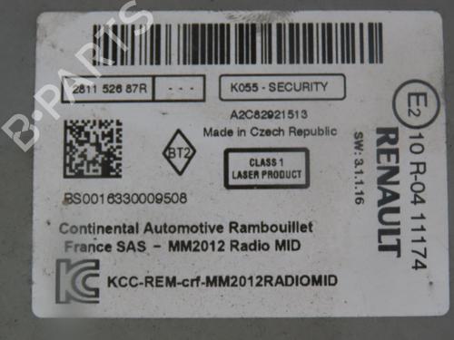 Bilradio RENAULT KANGOO Express (FW0/1_) 1.5 dCi 90 (FW0G, FW05, FW08, FW11) (90 hp) 26197503