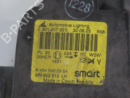 Used Left headlight SMART FORFOUR (454) 1.5 CDI (454.001) (95 hp) 30140061