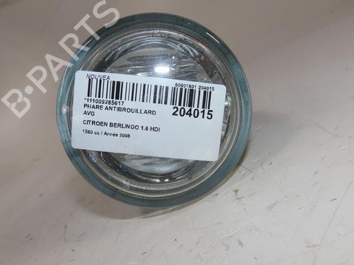 Faro Antiniebla delantero izquierdo CITROËN BERLINGO MULTISPACE (B9) 1.6 HDi 75 16V (75 hp) 19250273