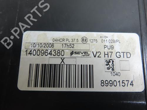 Used Left headlight PEUGEOT 807 (EB_) 2.0 HDi (120 hp) 16980247