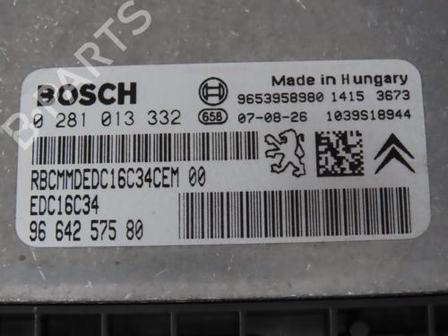 Engine control unit (ECU) PEUGEOT 407 (6D_) 1.6 HDi 110 (6D9HZC, 6D9HYC) | BP33727502M57 - Image 3
