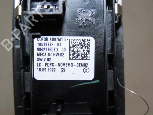 Left front window switch PEUGEOT 208 II (UB_, UP_, UW_, UJ_) 1.2 PureTech 100 | BP20114229I27 