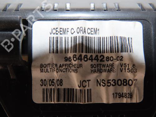 Display PEUGEOT 207 (WA_, WC_) 1.4 16V (88 hp) 29740216