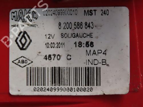 Used Left taillight RENAULT CLIO III Grandtour (KR0/1_) 1.5 dCi (75 hp) 27530934